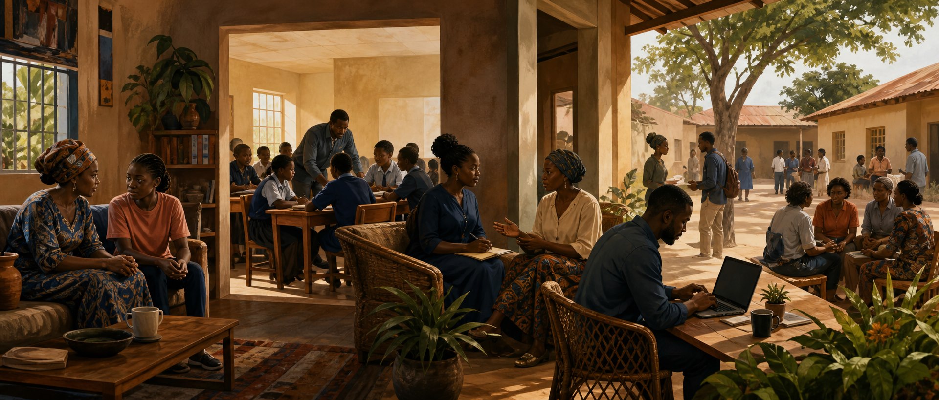 Connected counselling, learning and community conversations in a Nigerian setting