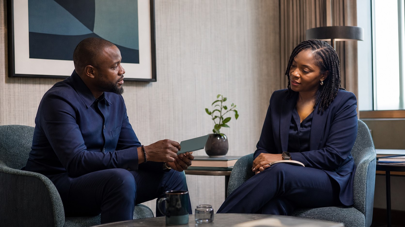 A private professional conversation about an appropriate workplace support pathway