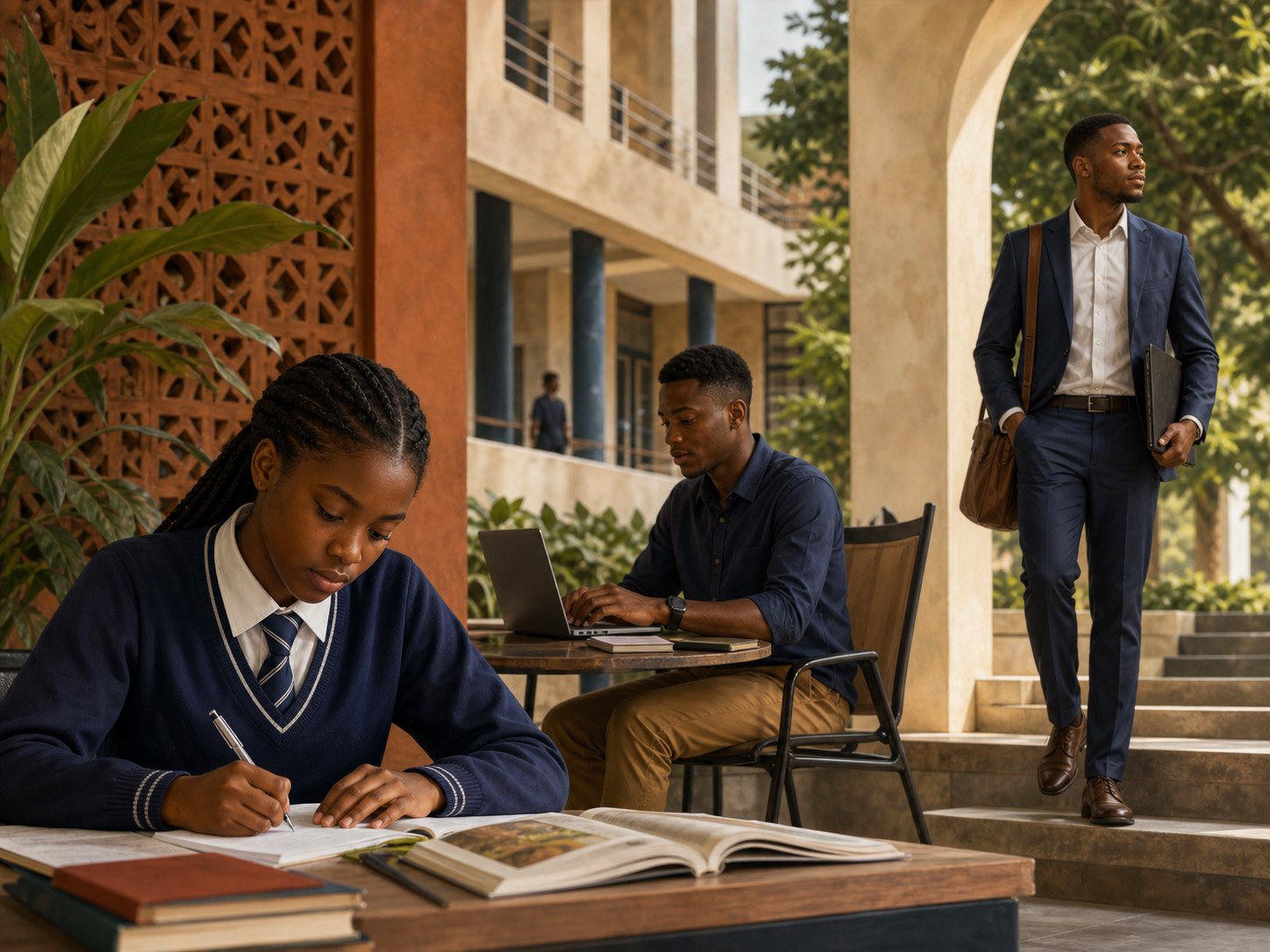 Nigerian learners at secondary school, university and graduate transition stages